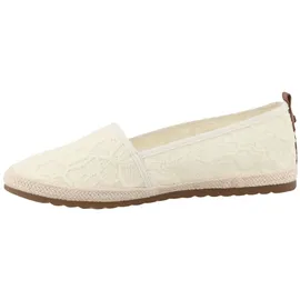 Tom Tailor Damen 7490090015 flacher Slipper, cream 37 - 37