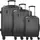 Bugatti Lima Koffer-Set 3-tlg. schwarz