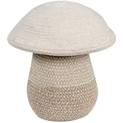 Lorena Canals - Pilz Aufbewahrungskorb, Baby, Ø 23 x 27 cm, natur / beige