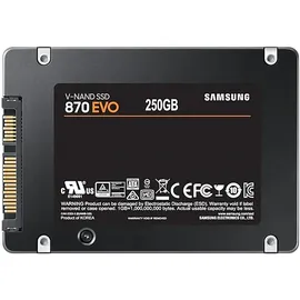 Samsung 870 EVO 250 GB 2,5" MZ-77E250B/EU