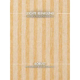 Ted Baker Linley Wendeteppich", ocker weiß, B:200cm H:8mm L:300cm, Polypropylen, Teppiche, Teppich, Designteppich, Wetterfest, Pflegeleicht, Modern, Wohnzimmer, Terrasse