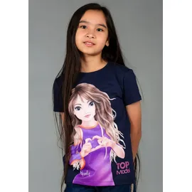 TopModel Kurzarmshirt blau 164 EU