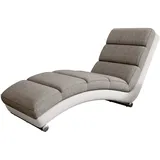 Mirjan24 Relaxliege Holiday Loungesessel Liegesessel Polstersessel Farbauswahl Relaxsessel Modern Wohnmöbel (Soft 017 + Lawa 05)