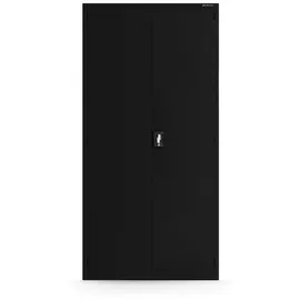 Jan Nowak Werkzeugschrank Metall 185 x 92 x 50 cm schwarz 5 Böden abschließbar