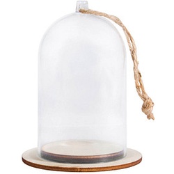 Rayher Kunststoffglocke transparent mit Sockel Ø 6,0 cm
