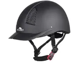 Start Reithelm verstellbar leicht mit Belüftung für Kinder & Erwachsene Sicherheit EN 1384 VG1 ABS/EPS stoßdämpfend herausnehmbar, waschbar Polster - Winner (Schwarz, L)