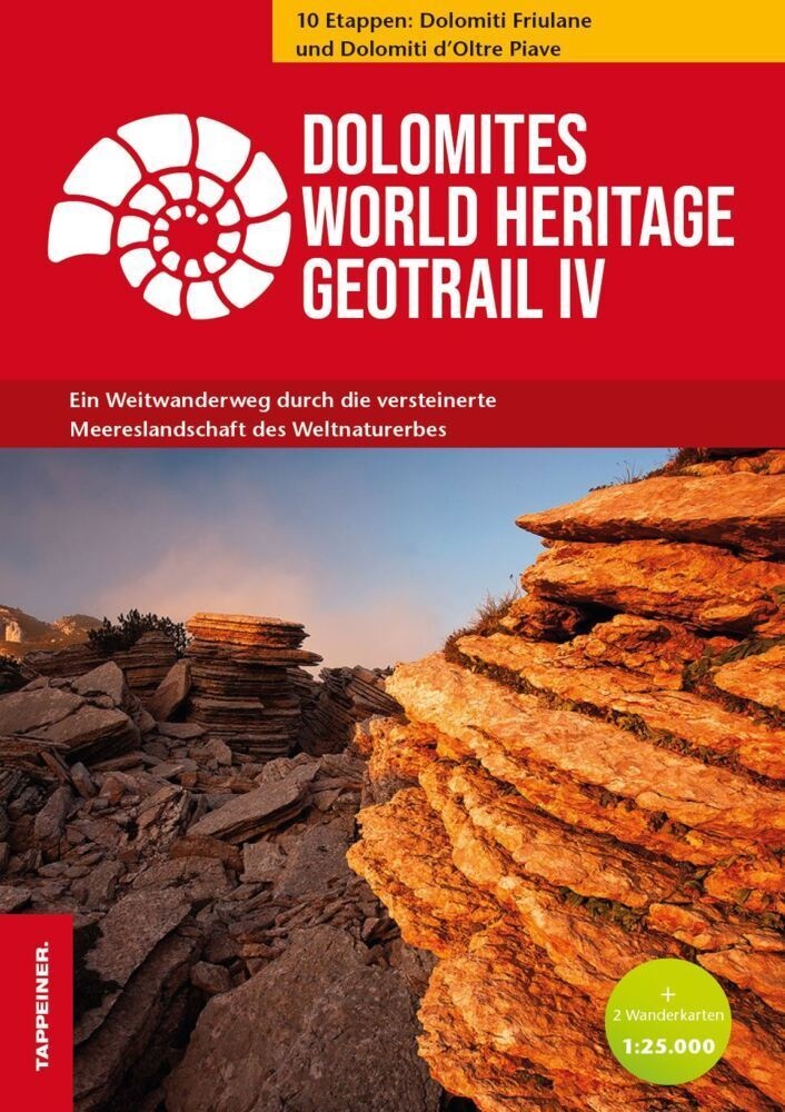 Dolomites World Heritage Geotrail Iv  M. 1 Buch  M. 2 Karte - Emiliano Oddone  Tommaso Trentini  Kartoniert (TB)