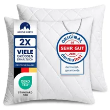Gentle North Kissen 80 x 80 cm Weiß