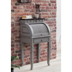 Sekretär SIT "Spa", grau (taupe vintage), Sekretäre, Breite 55 cm, Shabby Chic, Vintage