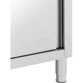 Royal Catering Spülenschrank - 1 Becken - - Edelstahl - 400 x 60 cm