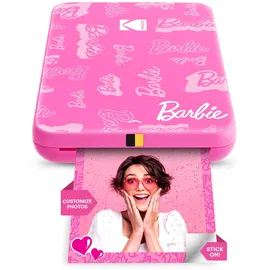 Kodak Barbie x Step Slim Wireless Sofort tragbarer Fotodrucker – Vollfarbige Drucke in Zink 2x3” Aufkleber-Rückseitenfotos von iOS- und Android-Geräten über Bluetooth in der App – Signaturstil