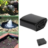 Ywanwj 13X18m Teichplane Schwerlast Wasserdicht Schwarze Folie Garten Baufolie Extra Stark teichbecken gartenteich teichplane Stabil und langlebig Schutz vor Feuchtigkeit und Schmutz für gartebnpools