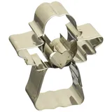 RBV Birkmann Birkmann, Plätzchen-Ausstechform Engel mit Herz, 7 cm, Edelstahl, mit Innenprägung, hochwertige Qualität