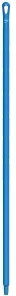 Vikan Ultra Hygienischer Stiel, 1500 mm, Hygienestab mit Aufhängevorrichtung aus PP, Farbe: blau