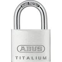 ABUS Zylindervorhangschloss Titalium 64, TITALIUM-Spezialaluminium Schließung: gleichschließend|Größe: 64TI/35