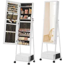 Songmics abschließbarer Schmuckorganizer mit Schublade,