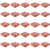 Holmwerk 25x Pfostenkappe Kupfer 101mm Pyramide 10x10cm