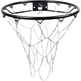 Prosport Basketballkorbnetz Metall Silber 35 x 20 x 23 cm
