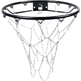 Prosport Basketballkorbnetz Metall Silber 35 x 20 x 23 cm