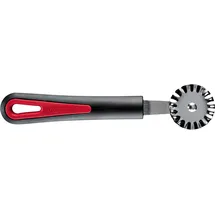 Westmark Teigrad/Gewelltes Schneidrad, ø 3,9 cm, Länge: 18 cm, Rostfreier Edelstahl/Kunststoff, Gallant, Schwarz/Rot, 29322270
