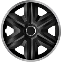 NRM Fast LUX 14 Zoll 4 Stück Schwarz/Silber