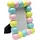 Kare Bilderrahmen Bubble Pastel mehrfarbig 13x18 cm 2er Set