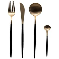 SECRET DE GOURMET - Menagerie 24-teilig ida edelstahl schwarz