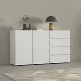 OTTO home Sideboard Metric 138 x 78,3 x 40 cm Weiß
