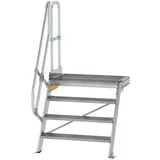 Günzburger MUNK Aluminium-Treppe Plattform 60° 4 Stufen