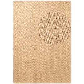 Villeroy & Boch Mirabelle beige Natur gold), B:200cm H:10mm L:300cm, Jute, Teppiche, Teppich, Jute, Natur, Wohnzimmer, Esszimmer, Schlafzimmer, Fischgrätendesign