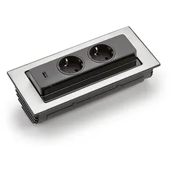 Naber 8031154, Evoline® BackFlip-USB, mit belgischen/französischen Steckdosen, E...