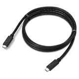 Lenovo USB-C 1,5 m Schwarz