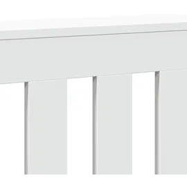 vidaXL Heizkörperverkleidung Weiß 149x20x82 cm Holzwerkstoff