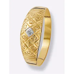 Fingerring LADY Gr. 20, gold (gelbgold 375), Fingerringe, Damen, 20, Metall-Metall, Metall, Metall