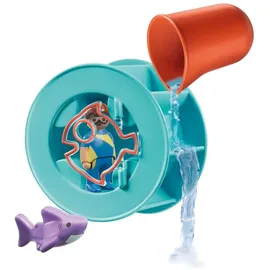 Playmobil 1.2.3 Wasserwirbelrad mit Babyhai 70636