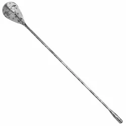 Barlöffel Tiki / Verziert - 30 cm - Tiki Motive