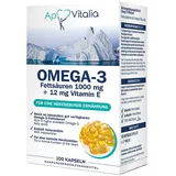 Pharmavital Gmbh ApoVitalia Omega-3 Fettsäuren 1000mg+12mg Vitamin E