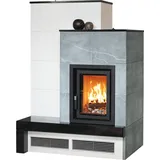 Warmluftofen 5/115.0 7 kW - Speckstein/Nero Assoluto - Premio - Bank links