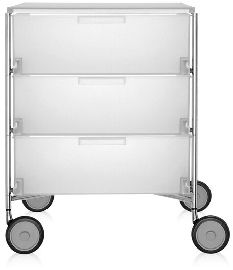Kartell Mobil Box 3 weiß, Designer Antonio Citterio/Glen Oliver Löw, 63x49x47.5 cm