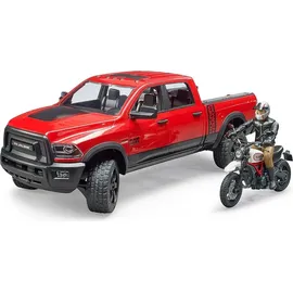 Bruder 02502 - RAM 2500 Power Wagon mit Ducati Desert Sled 1:16