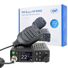 PNI CB-Funkgerät Escort HP 8900 ASQ, 12 V / 24 V, HF-Verstärkung, CTCSS-DCS, Dual Watch