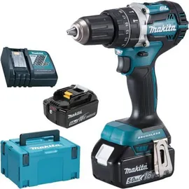 Makita DHP484RTJ inkl. 2 x 5,0 Ah + Ladegerät + Makpac