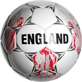 derbystar England V22 Fußball weiß grau rot 5