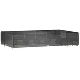 vidaXL Gartenmöbel-Abdeckung 16 Ösen 325x205x60 cm Rechteckig