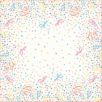 Duni Dunisilk-Mitteldecken Confetti 84 x 84 cm 20 Stück