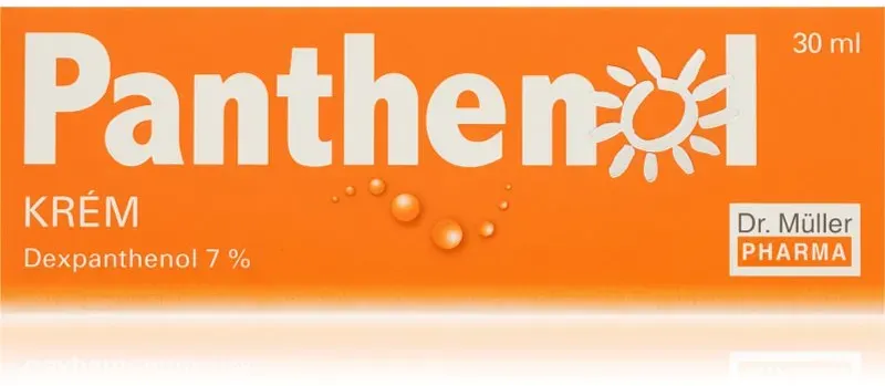 Dr. Müller Panthenol cream 7% hydratisierende und beruhigende Creme nach dem Sonnen 30 ml
