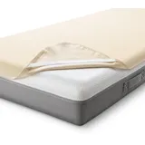sleezzz Basic Molton Matratzenschoner 180 x 200 cm weiß