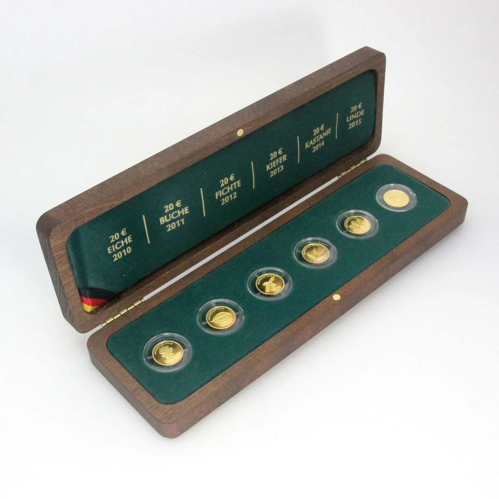 Goldmünzen 6 x 20 Euro 