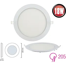 V-Tac LED Panel 18w rund weiß