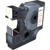 Ampertec Schriftband kompatibel zu Dymo D1 45015 (S0720550) rot